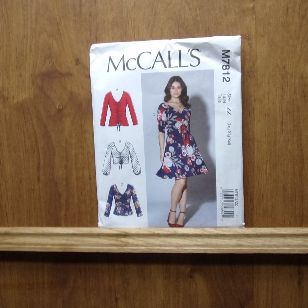 McCall's 7812 Dress and Blouse Sewing Pattern